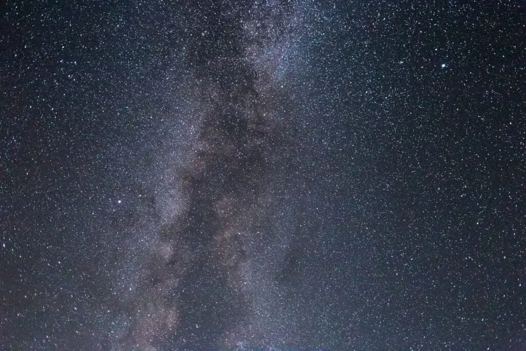 Captivating view of the starry sky featuring the Milky Way, perfect for astronomy enthusiasts.