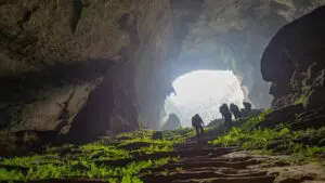 Schoval se před deštěm a objevil bránu do jiného světa. Jeskyně Hang Son Doong má vlastní džungli, počasí i ekosystém