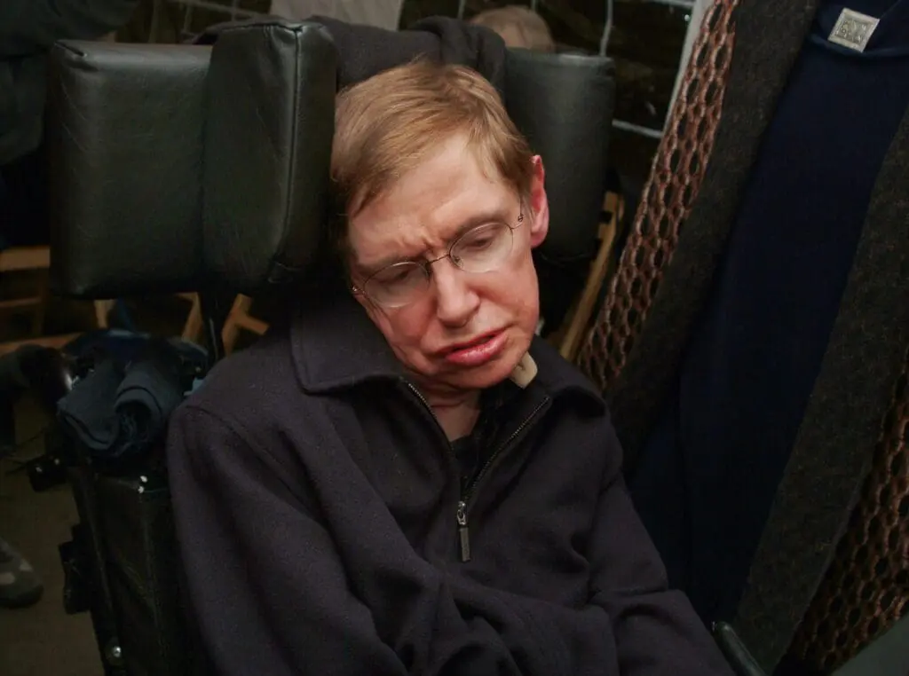 Britský fyzik Stephen Hawking