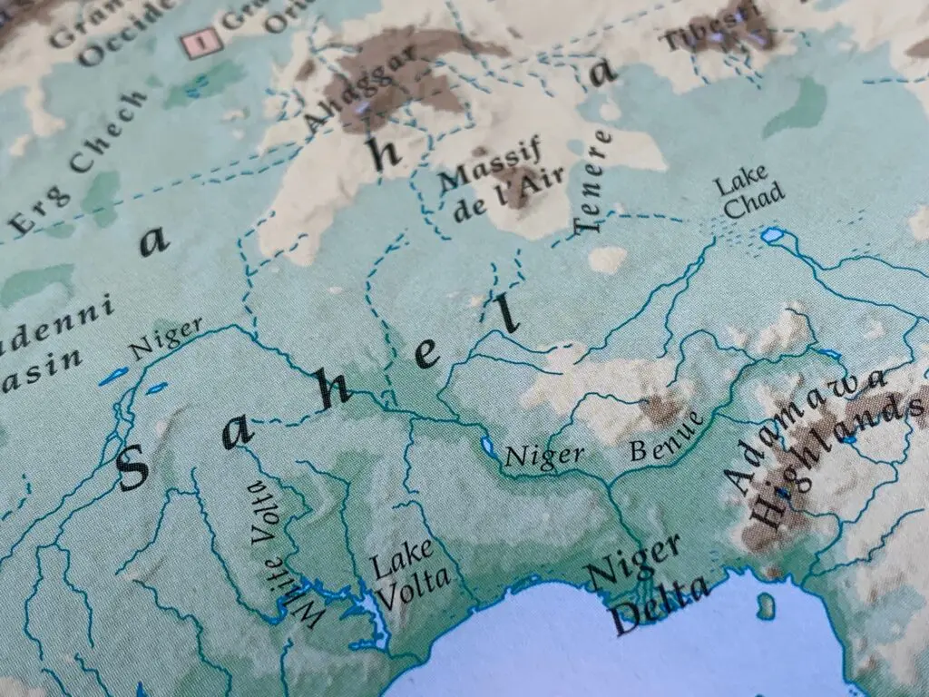 Oblast Sahel na mapě