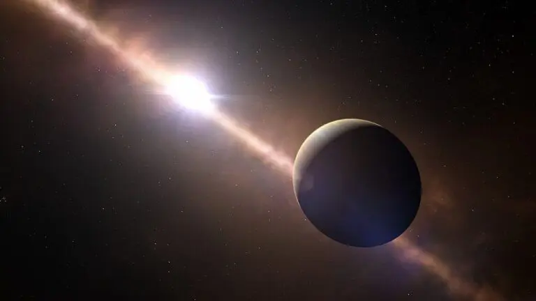 Umělecké zobrazení exoplanety Beta Pictoris b