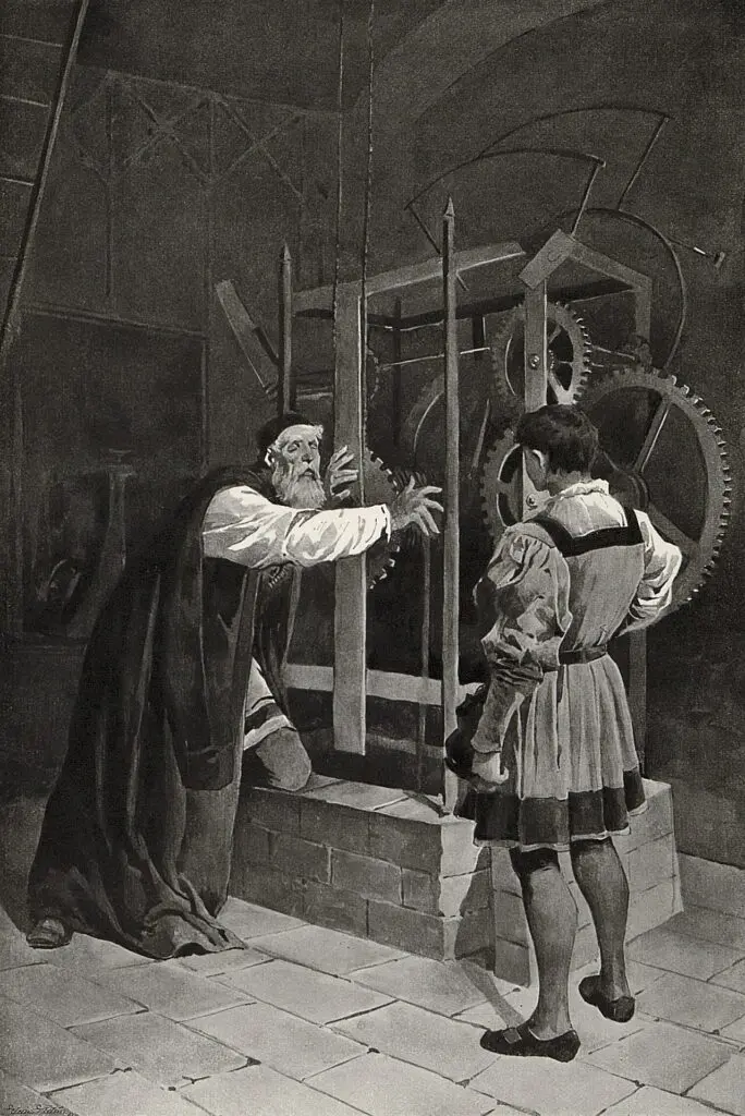 Mistr Hanuš na ilustraci Věnceslava Černého ke Starým pověstem českým