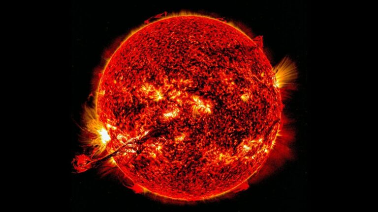 the sun as seen from space during a solar eclipse