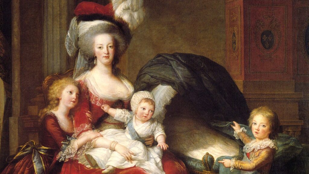 Marie Antoinetta se svými dětmi