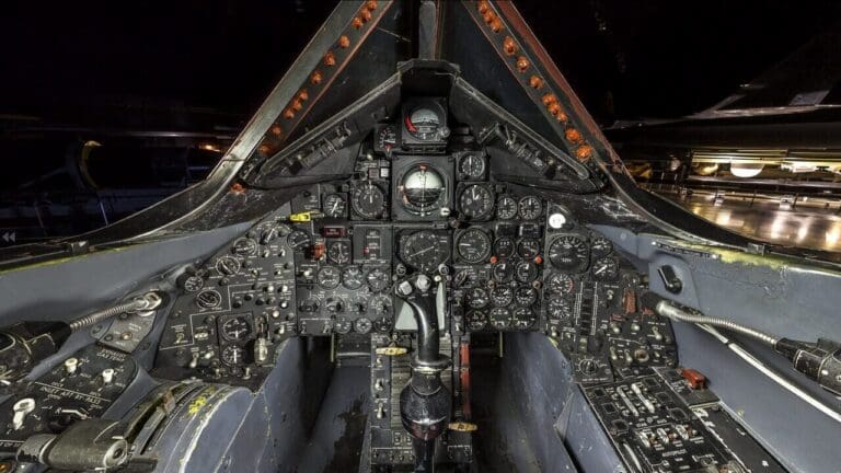 Pilotní kabina SR-71 Blackbird