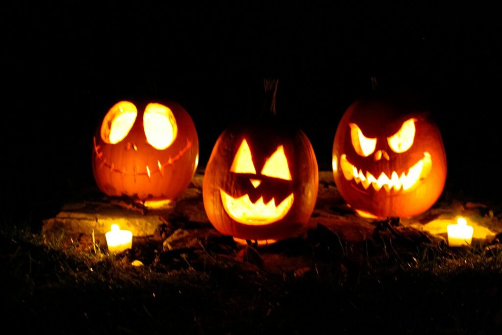 halloweenské dýně