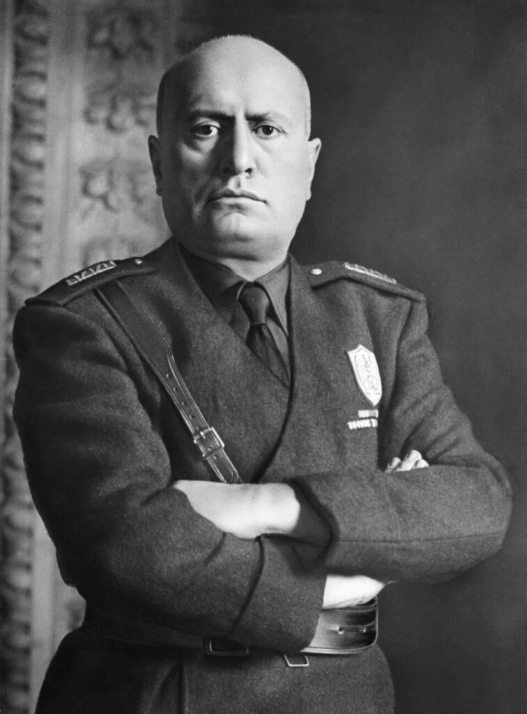Benito Mussolini v roce 1939