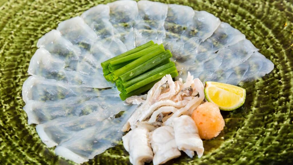 Sashimi z fugu